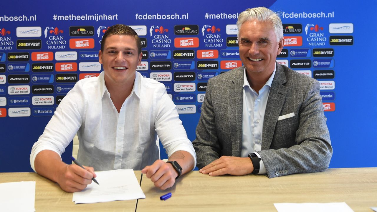 Jordy van der Winden blijft bij FC Den Bosch