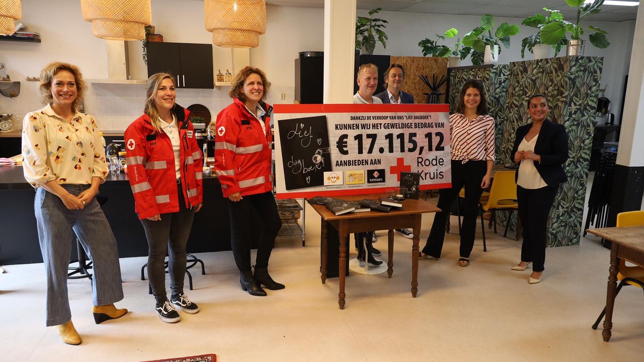 Ruim 17.000 euro opgehaald met ‘Lief Dagboek’ voor Rode Kruis