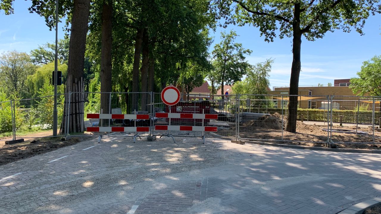 Werkzaamheden aan Stationssingel Ravenstein pas na bouwvak afgerond