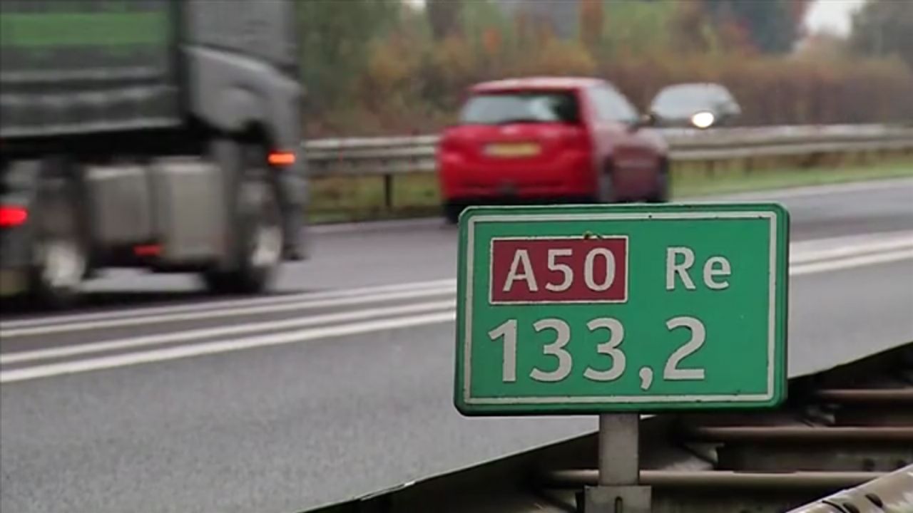 Ongeval op A50, vertraging tussen Oss en Eindhoven