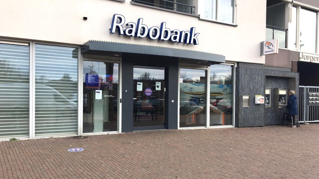 Kantoor Rabobank aan het Heschepad in Oss sluit de deuren